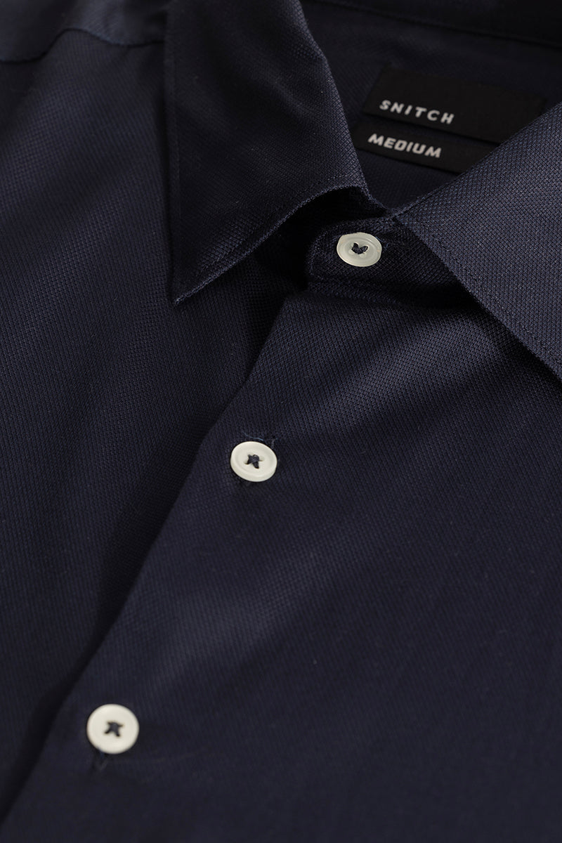 Navy Slim Fit Shirt