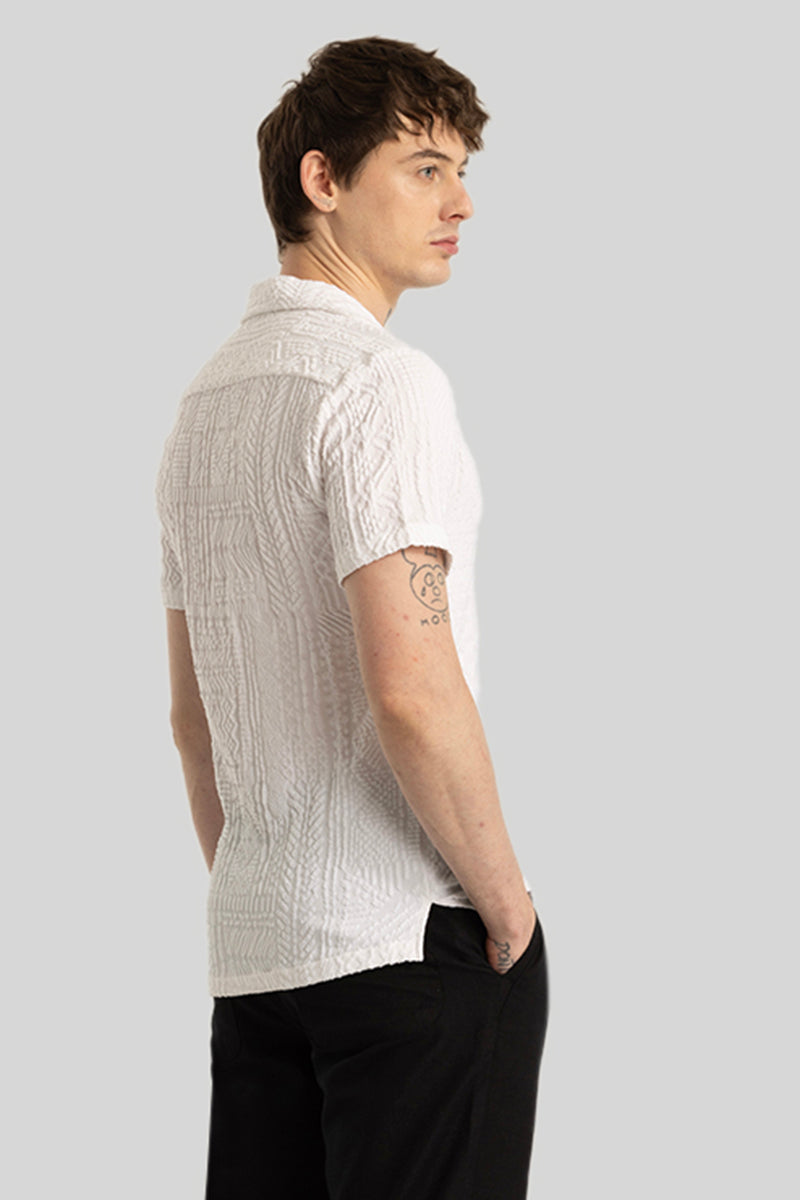 Jelle Off White Geometric Polo