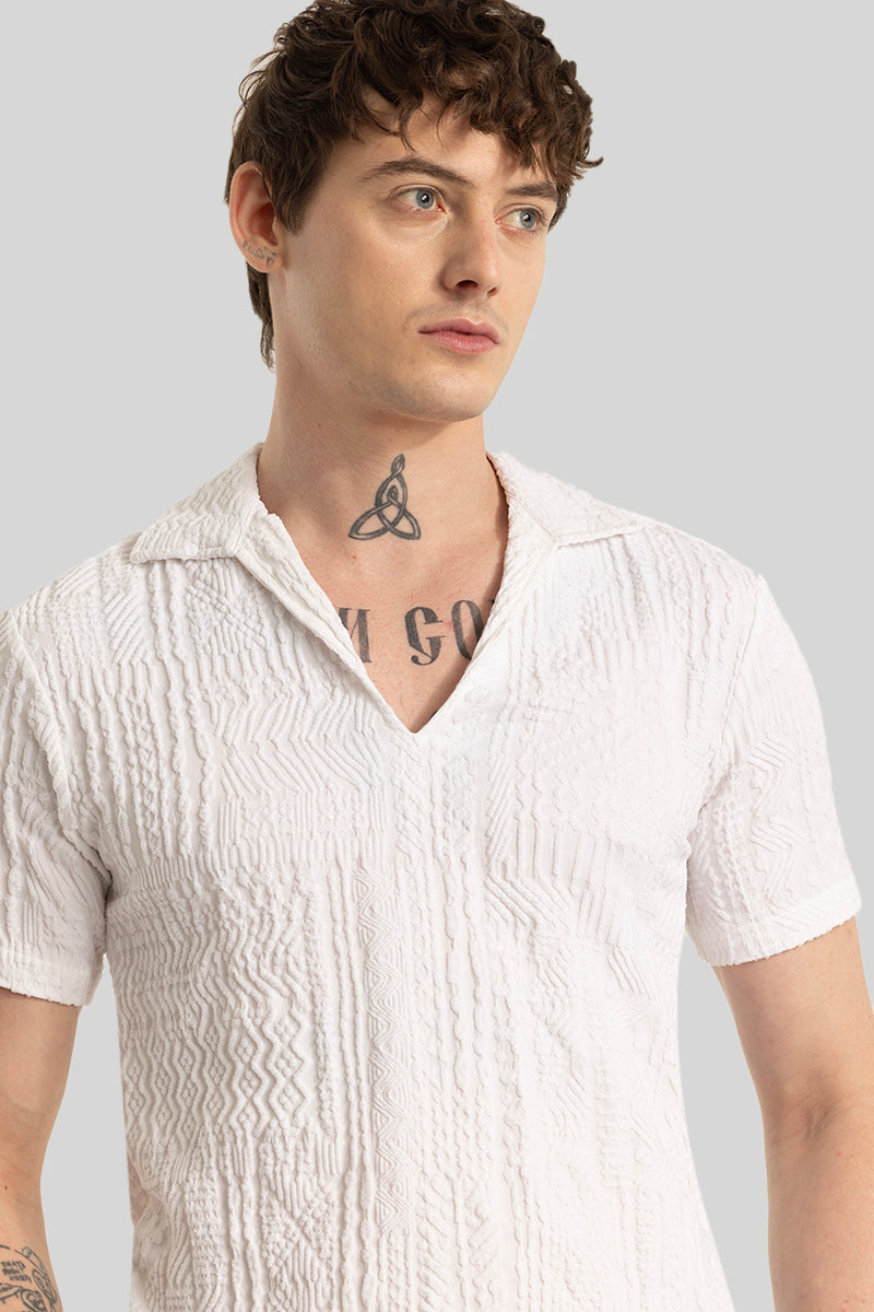 Jelle Off White Geometric Polo