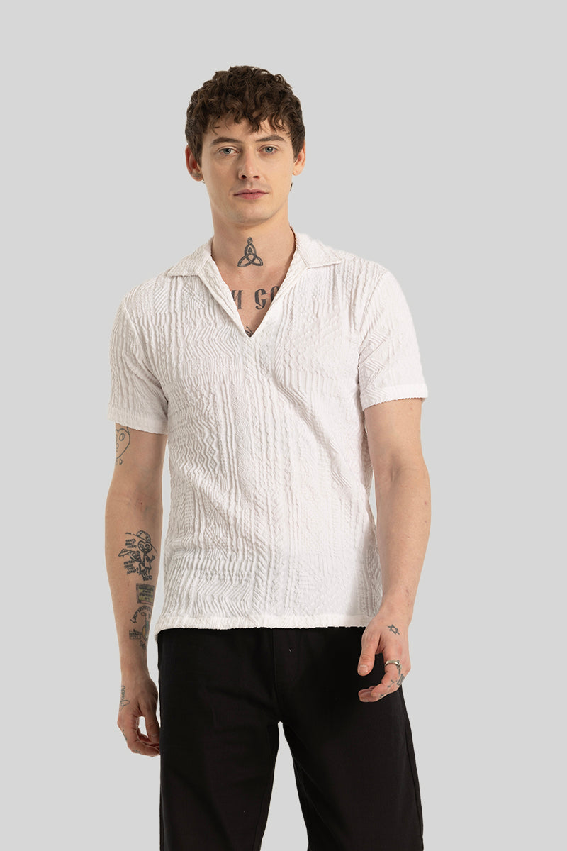 Jelle Off White Geometric Polo