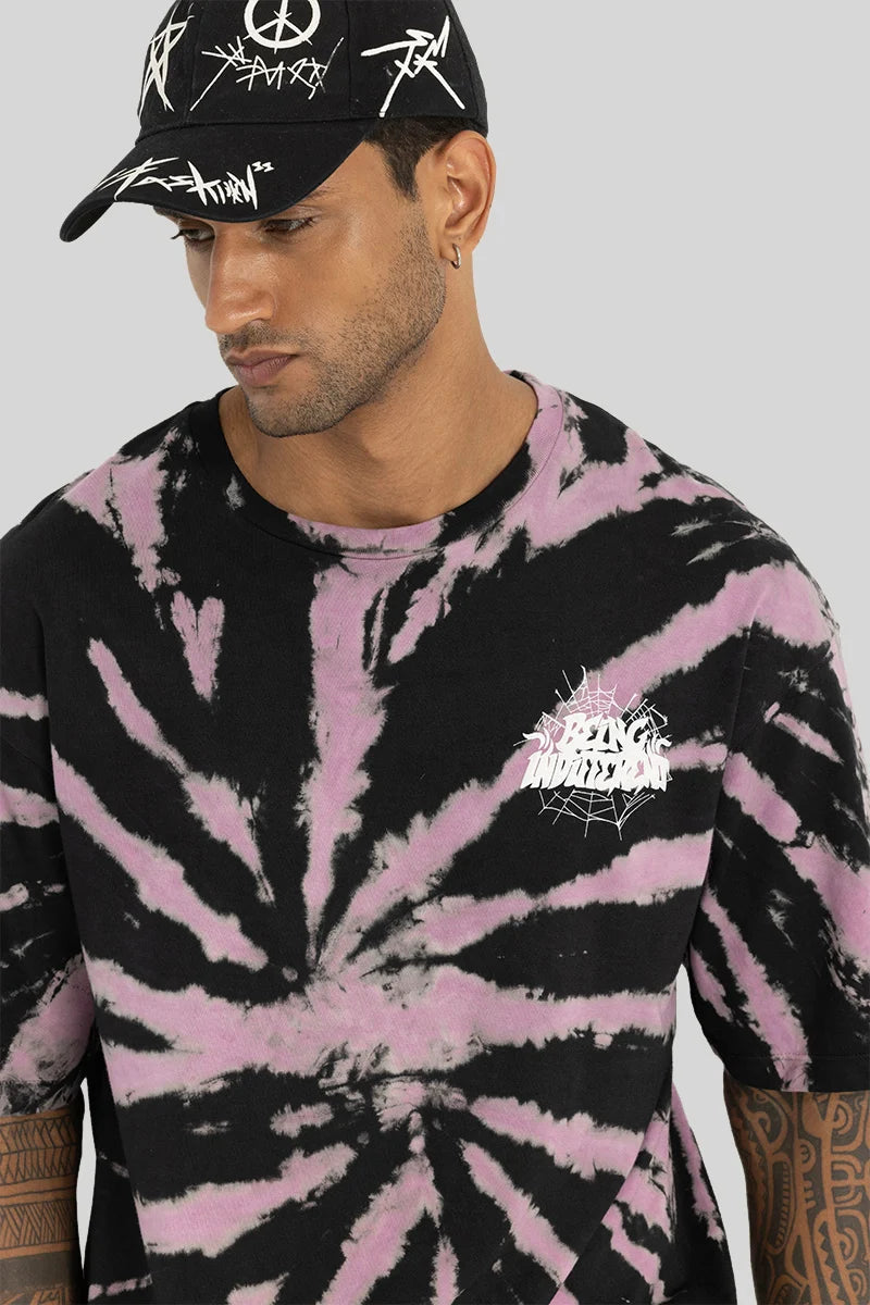 Guglielmo Black Tie & Dye T-shirt