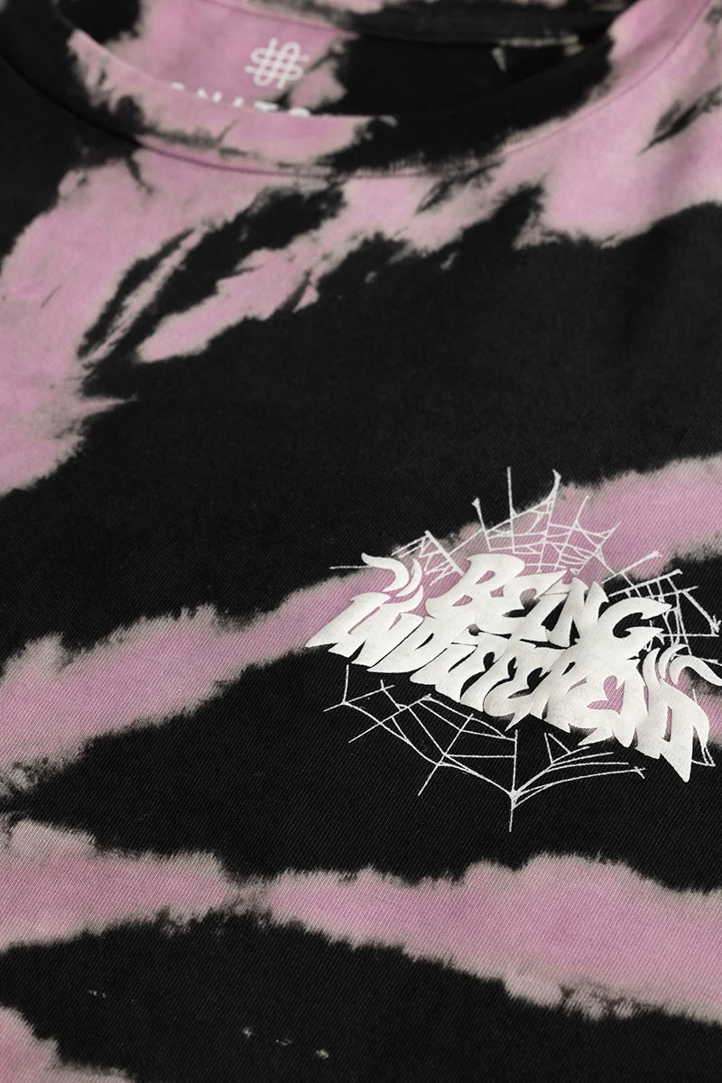 Guglielmo Black Tie & Dye T-shirt