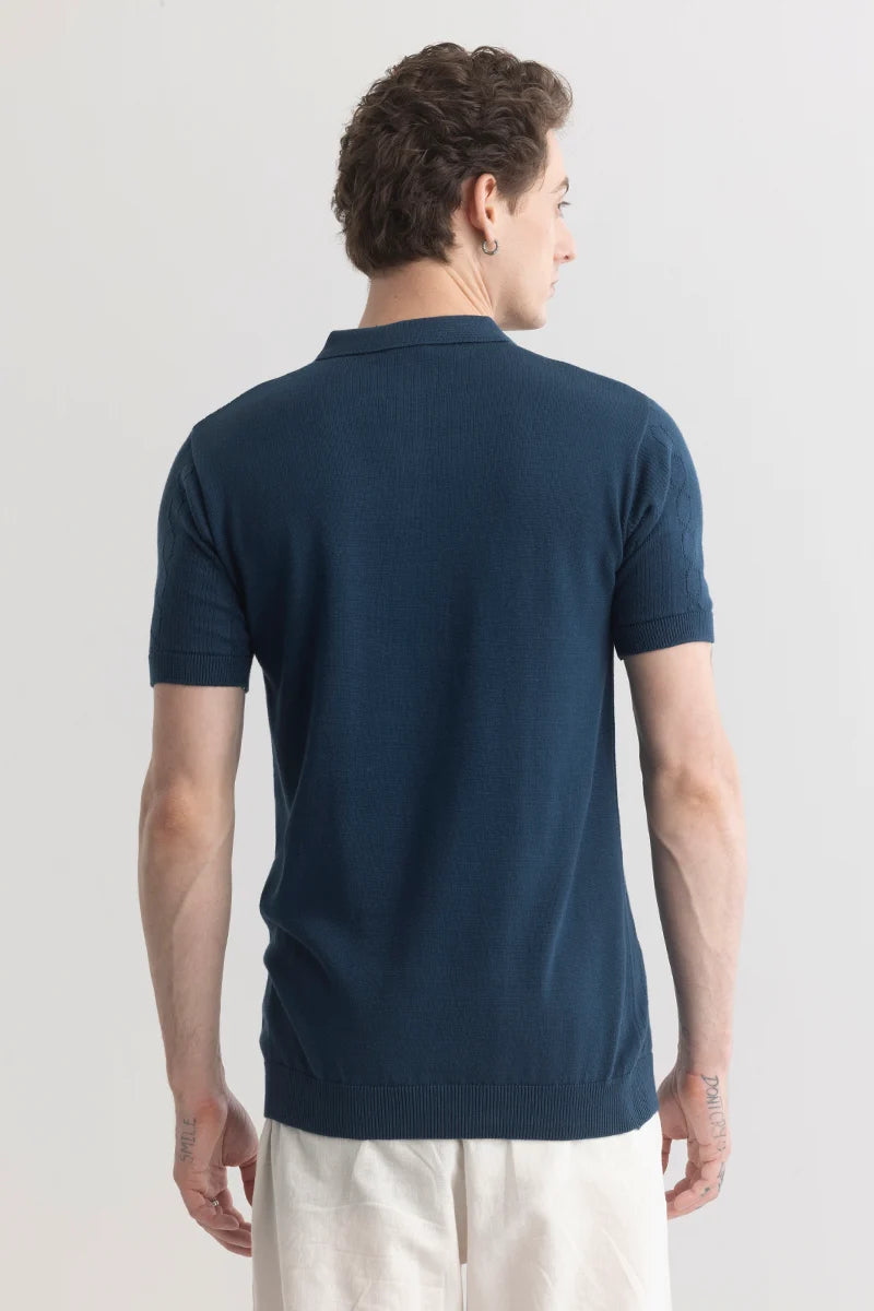 StitchSensei Navy Polo
